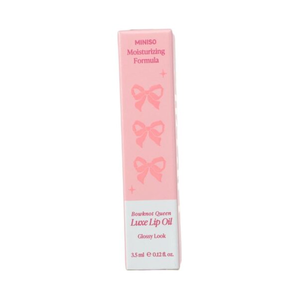 Miniso Bowknot Queen Luxe Lip Oil(Brown Goddess)